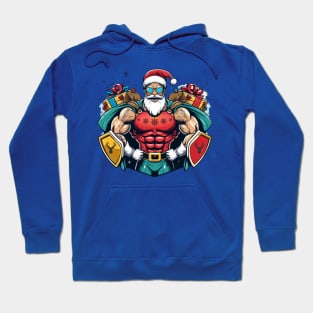 Santa’s Shield: A Christmas Defender Hoodie